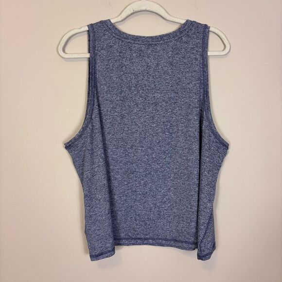 Athleta Heathered Blue Tank Top Size 2X - Picture 2 of 4